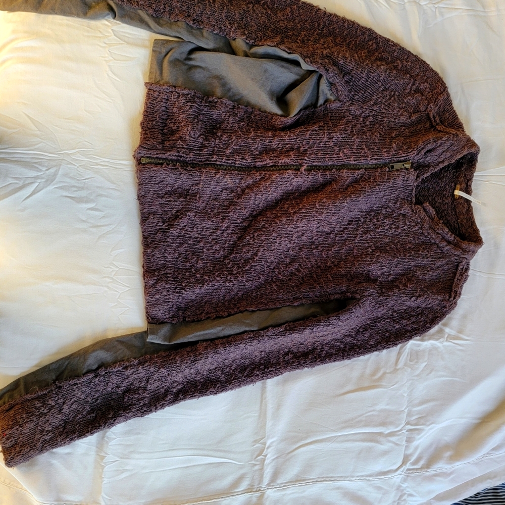 Freepeople moto sweater